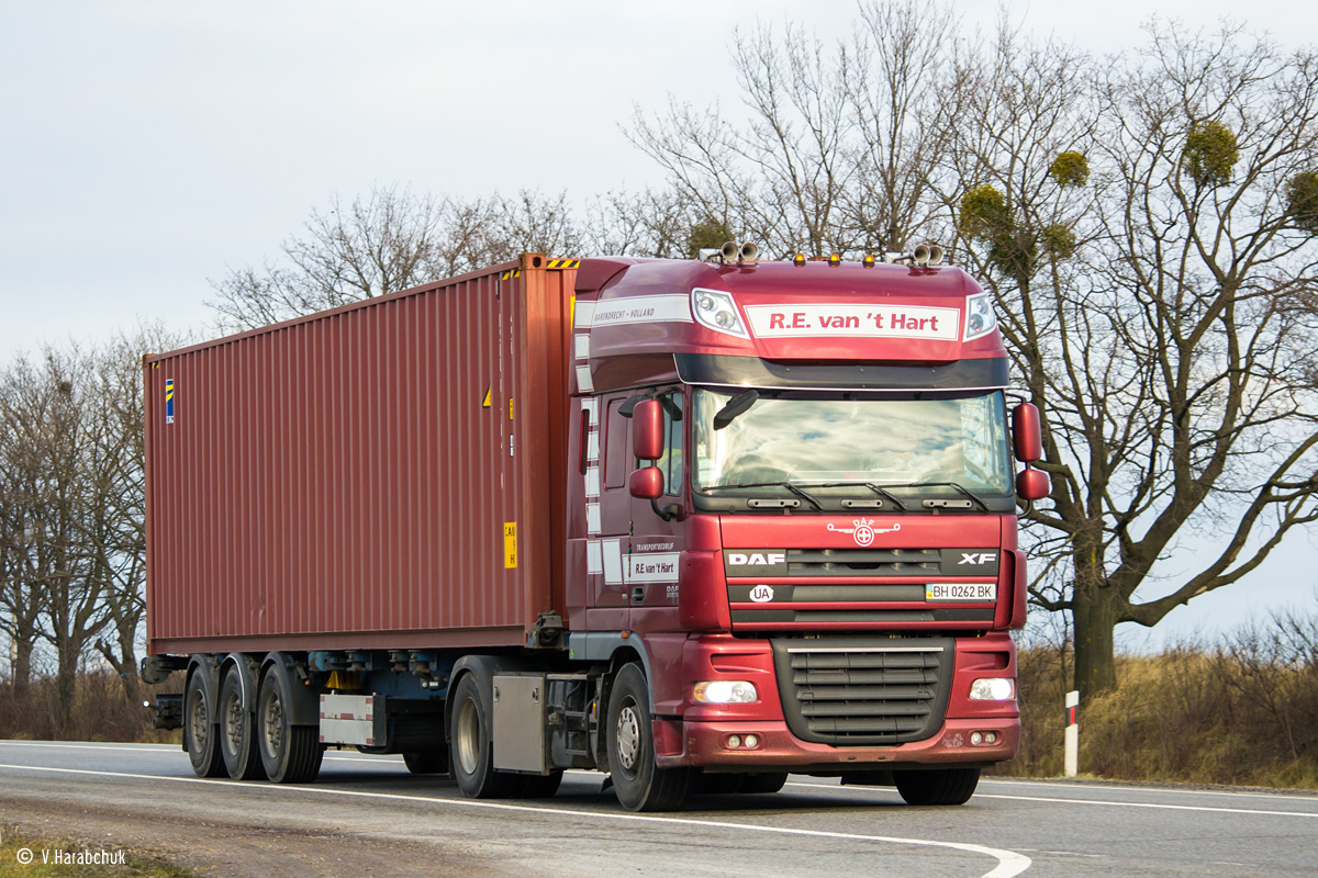 Одесская область, № ВН 0262 ВК — DAF XF105 FT