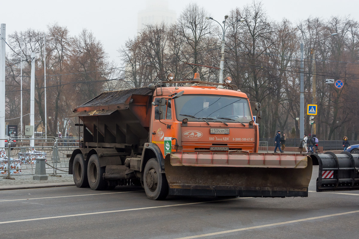 Воронежская область, № Т 534 ХМ 36 — КамАЗ-65115-62