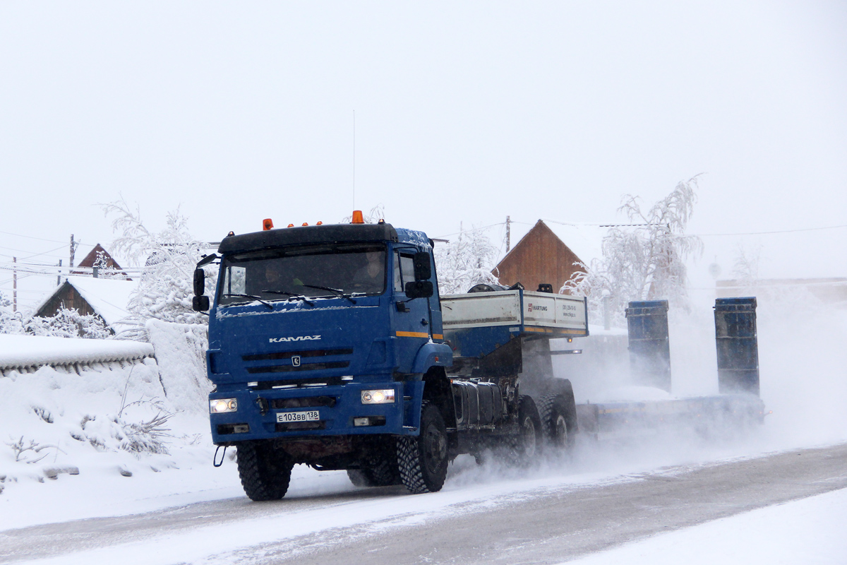 Саха (Якутия), № Е 103 ВВ 138 — КамАЗ-65225-43