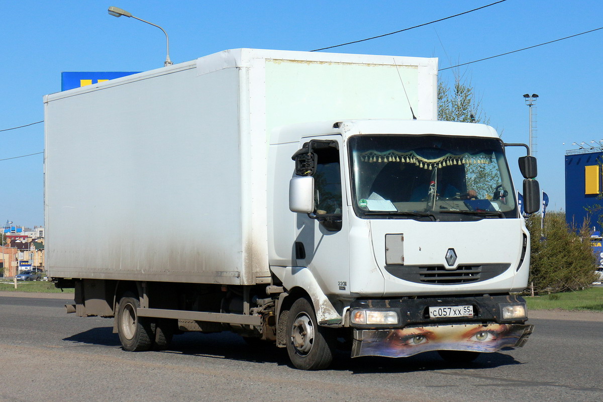 Омская область, № С 057 ХХ 55 — Renault Midlum