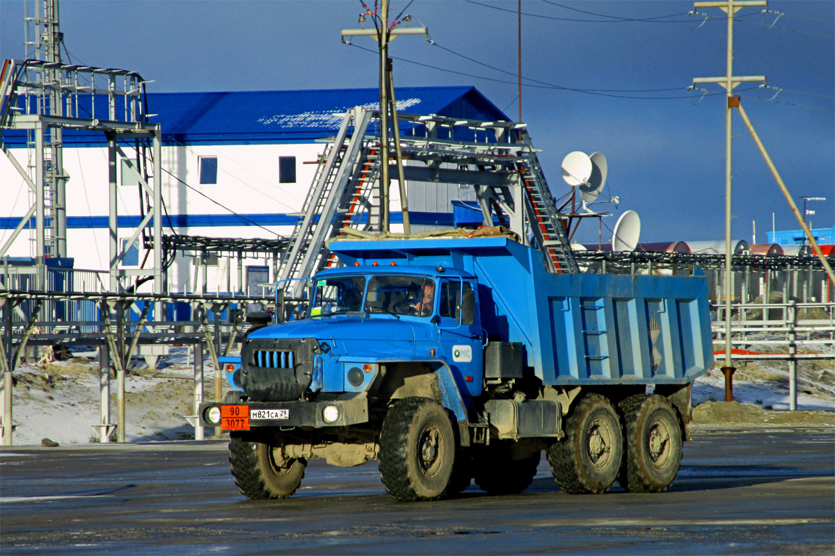 Архангельская область, № М 821 СА 29 — Урал-55571-60