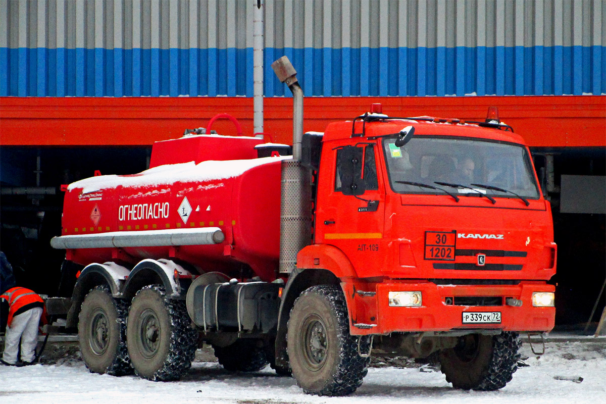 Тюменская область, № Р 339 СК 72 — КамАЗ-43118 (общая модель)