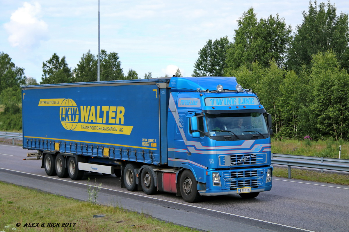 Финляндия, № BRY-205 — Volvo ('2002) FH12.460