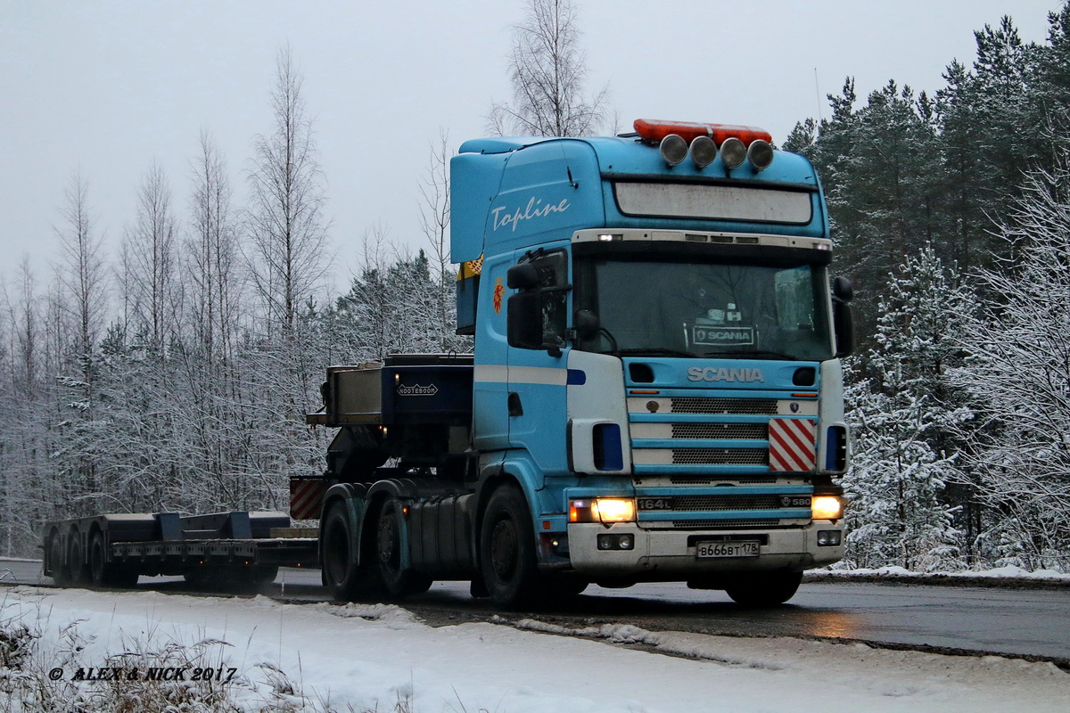 Санкт-Петербург, № В 666 ВТ 178 — Scania ('1996) R164L