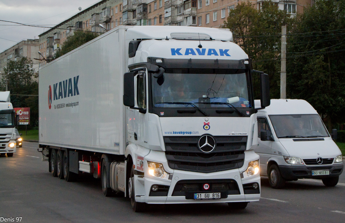 Турция, № 31 GU 816 — Mercedes-Benz Actros ('2011) 1842