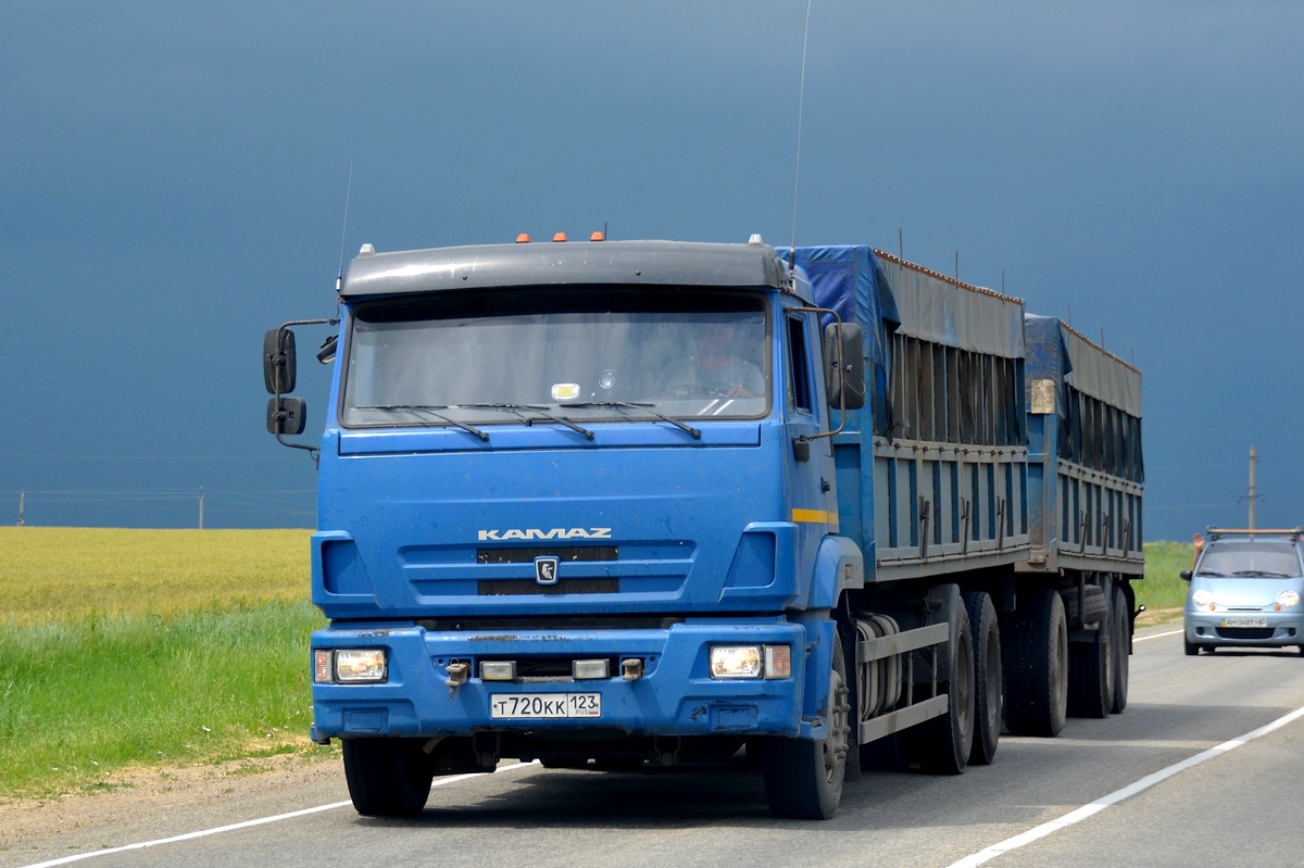 Краснодарский край, № Т 720 КК 123 — КамАЗ-65117 (общая модель)