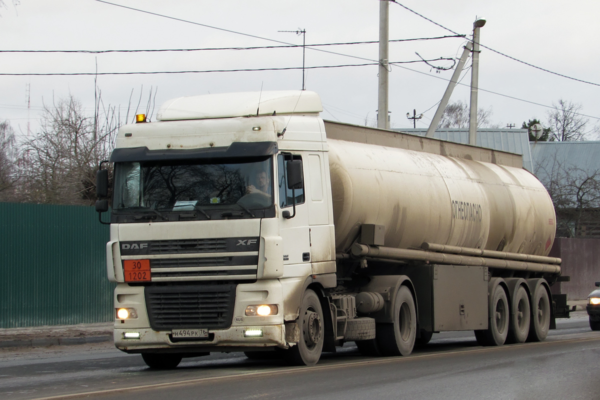 Ярославская область, № Н 494 РК 76 — DAF XF95 FT