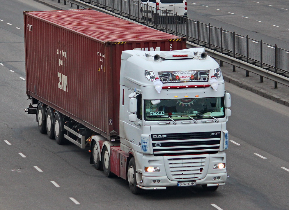 Одесская область, № ВН 6010 НК — DAF XF105 FTS