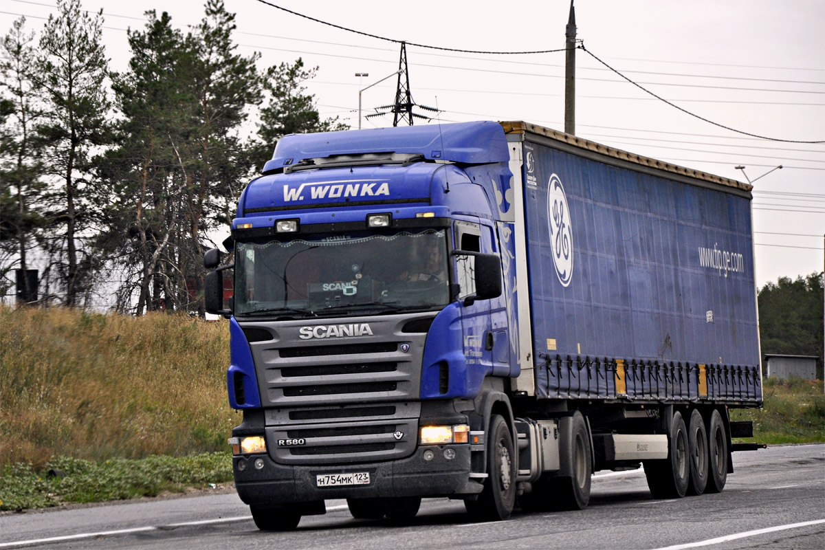 Краснодарский край, № Н 754 МК 123 — Scania ('2004) R580