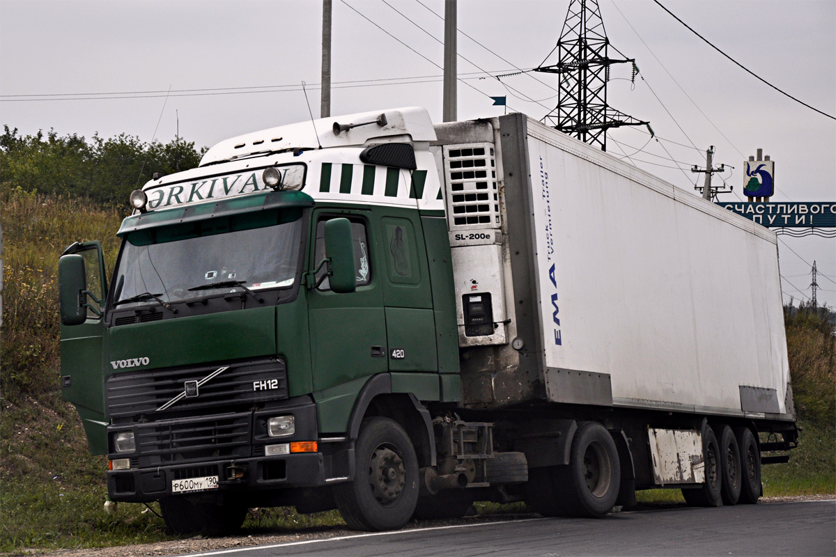 Московская область, № Р 600 МУ 190 — Volvo ('1993) FH12.380