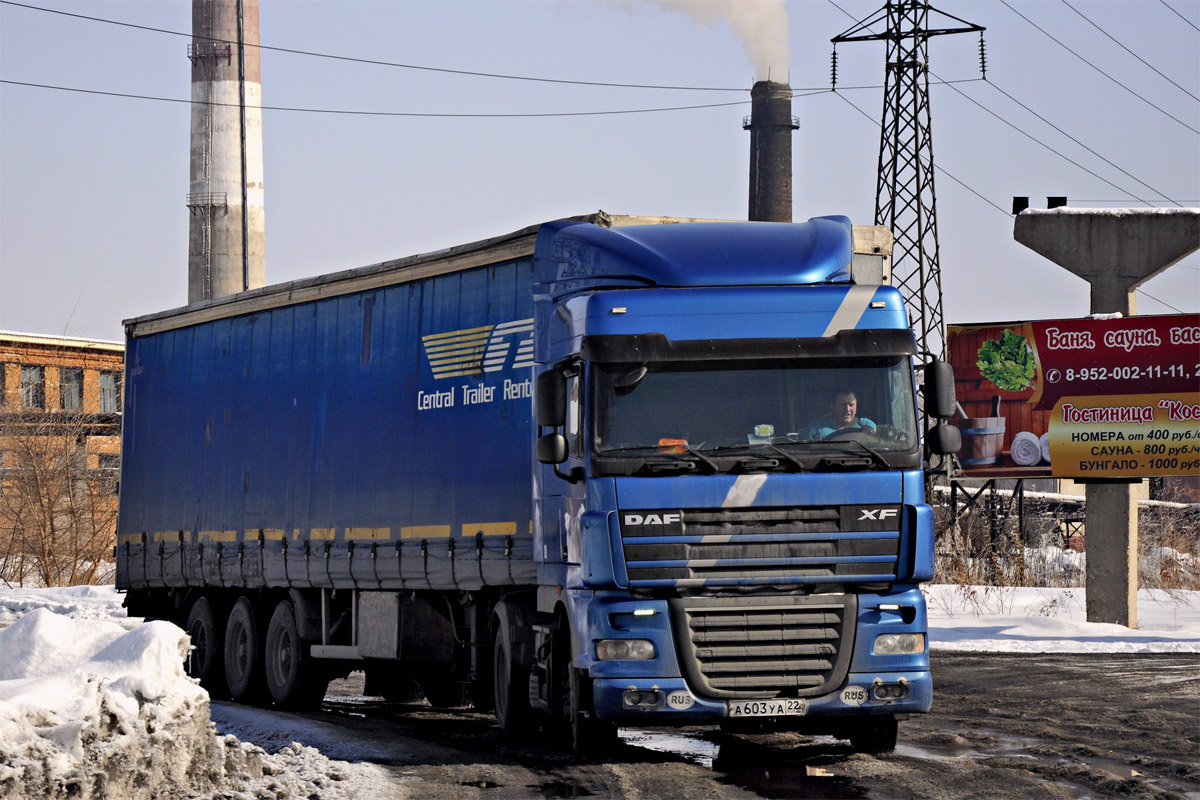 Алтайский край, № А 603 УА 22 — DAF XF105 FT