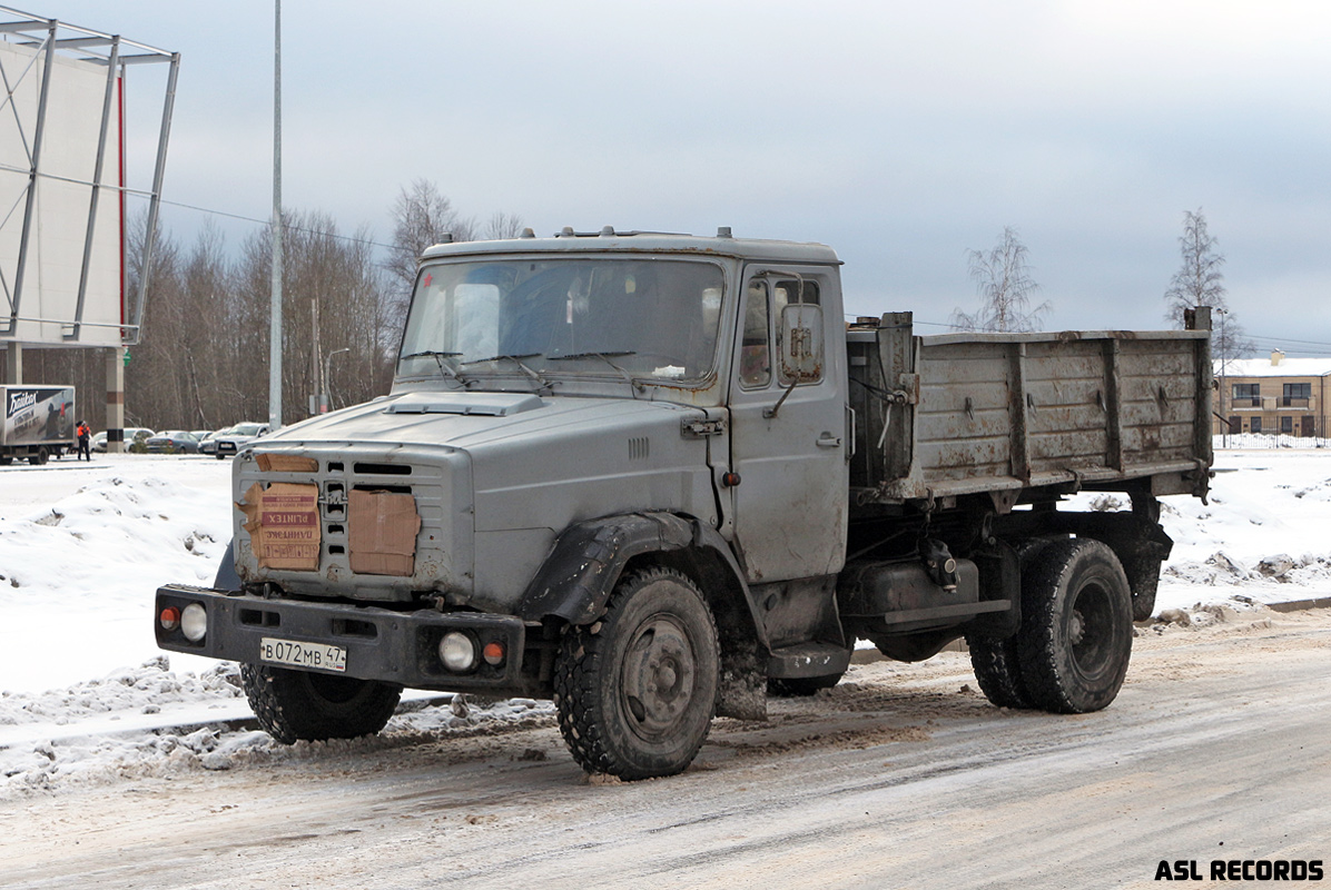 Ленинградская область, № В 072 МВ 47 — ЗИЛ-494560