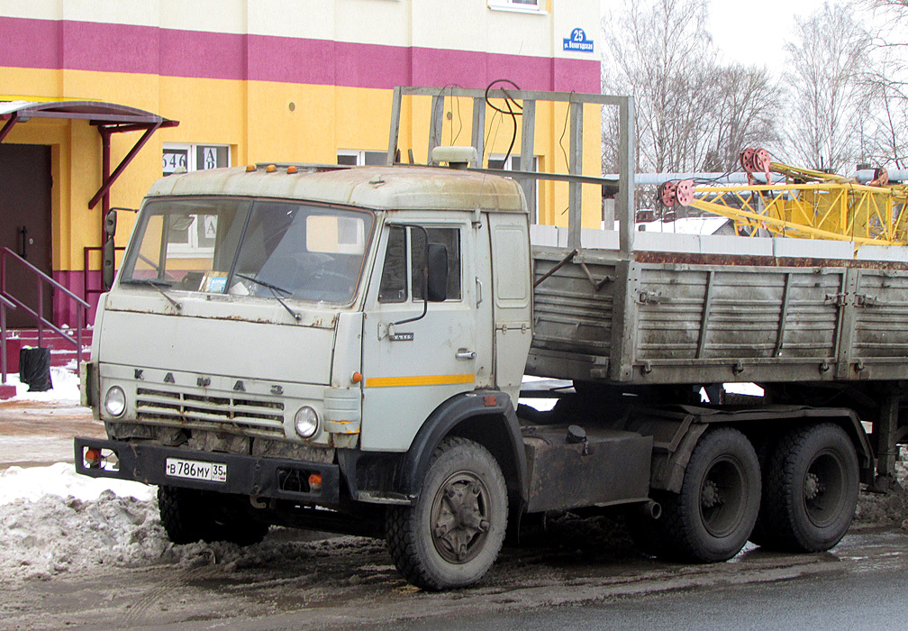 Вологодская область, № В 786 МУ 35 — КамАЗ-54112