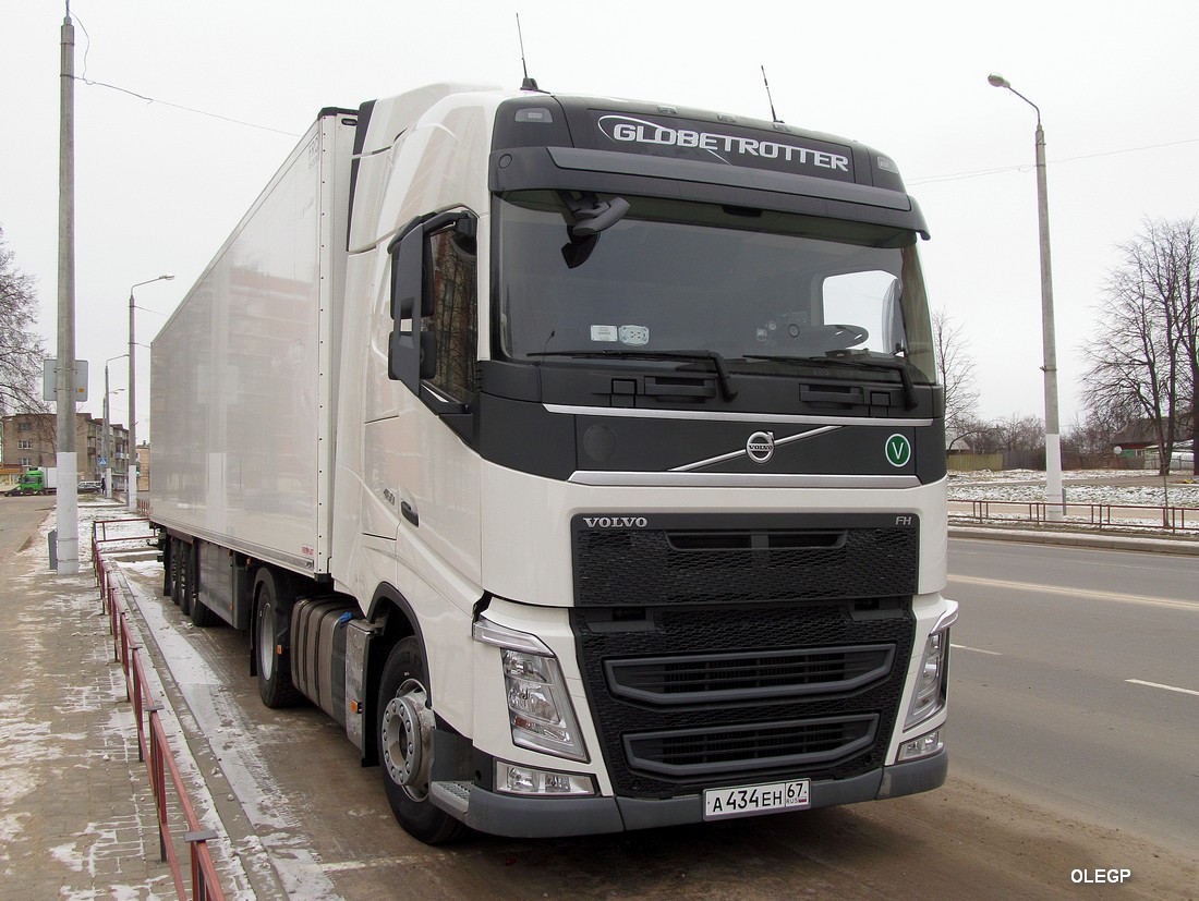 Смоленская область, № А 434 ЕН 67 — Volvo ('2012) FH.460 [X9P]