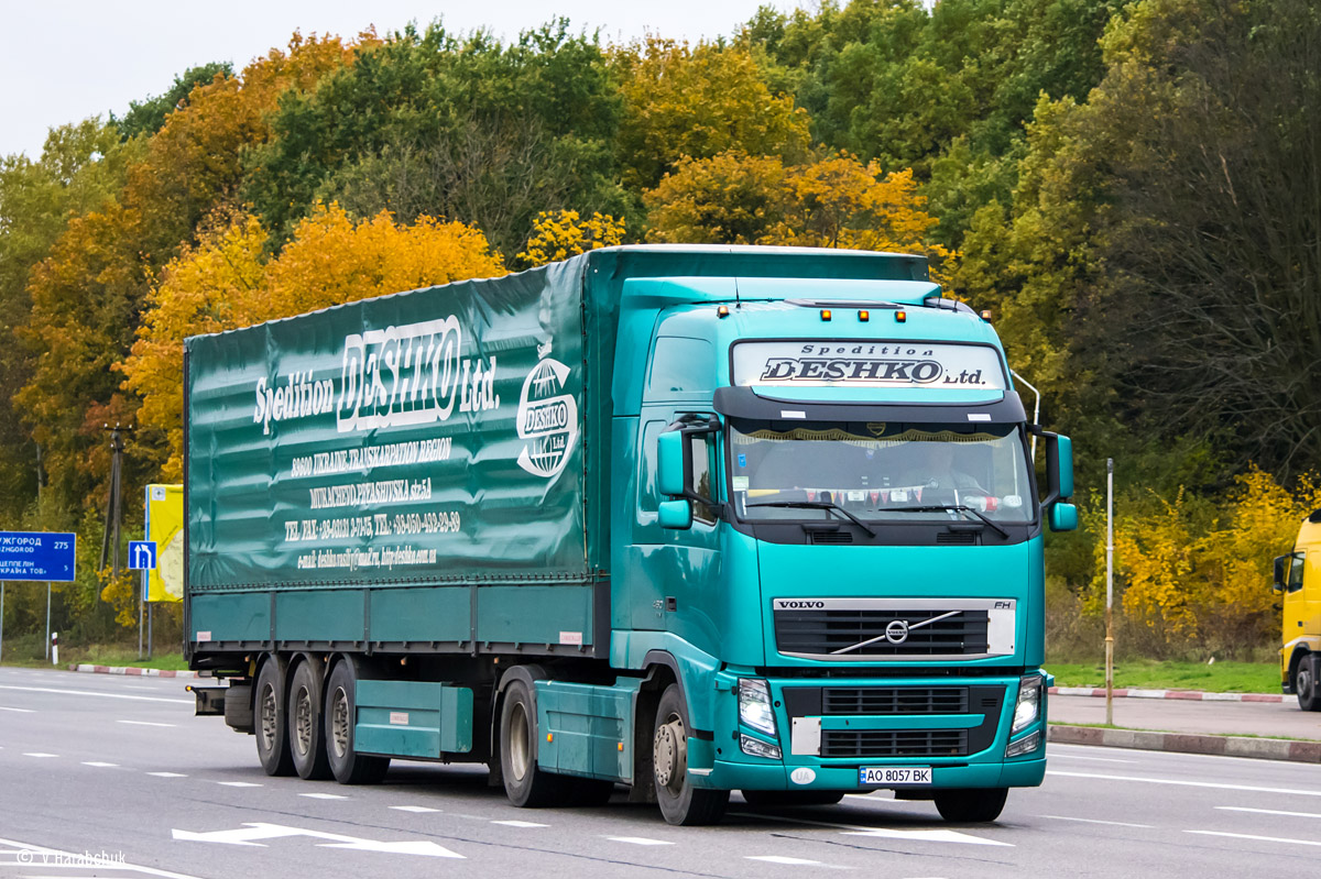 Закарпатская область, № АО 8057 ВК — Volvo ('2008) FH.460