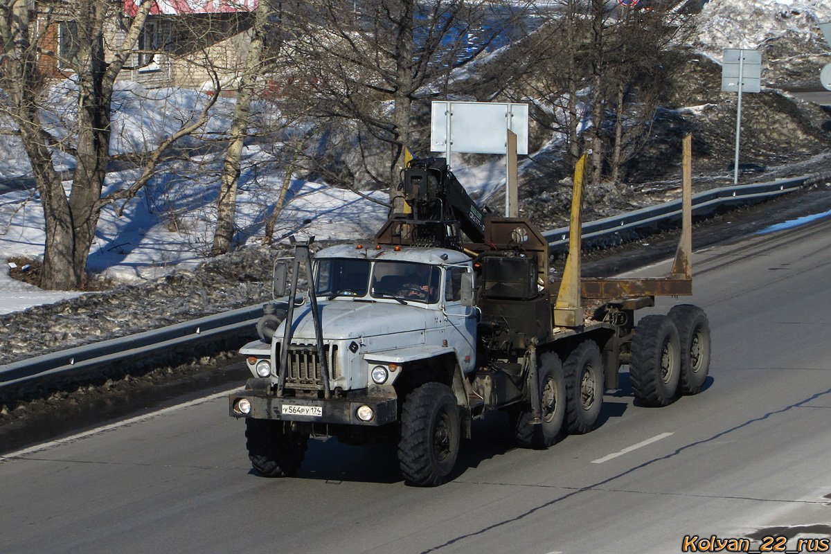 Алтайский край, № У 564 РУ 174 — Урал-4320-41