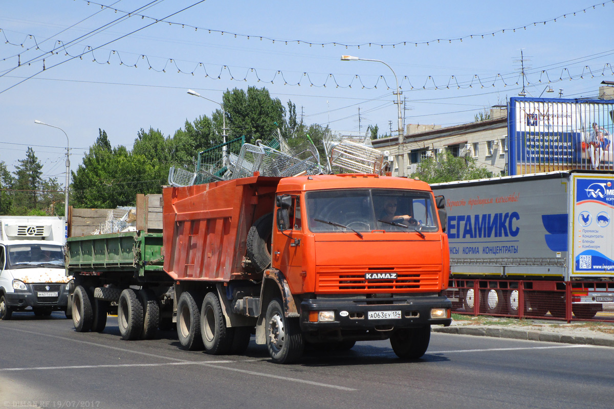 Волгоградская область, № А 063 ЕУ 134 — КамАЗ-65115 [651150]