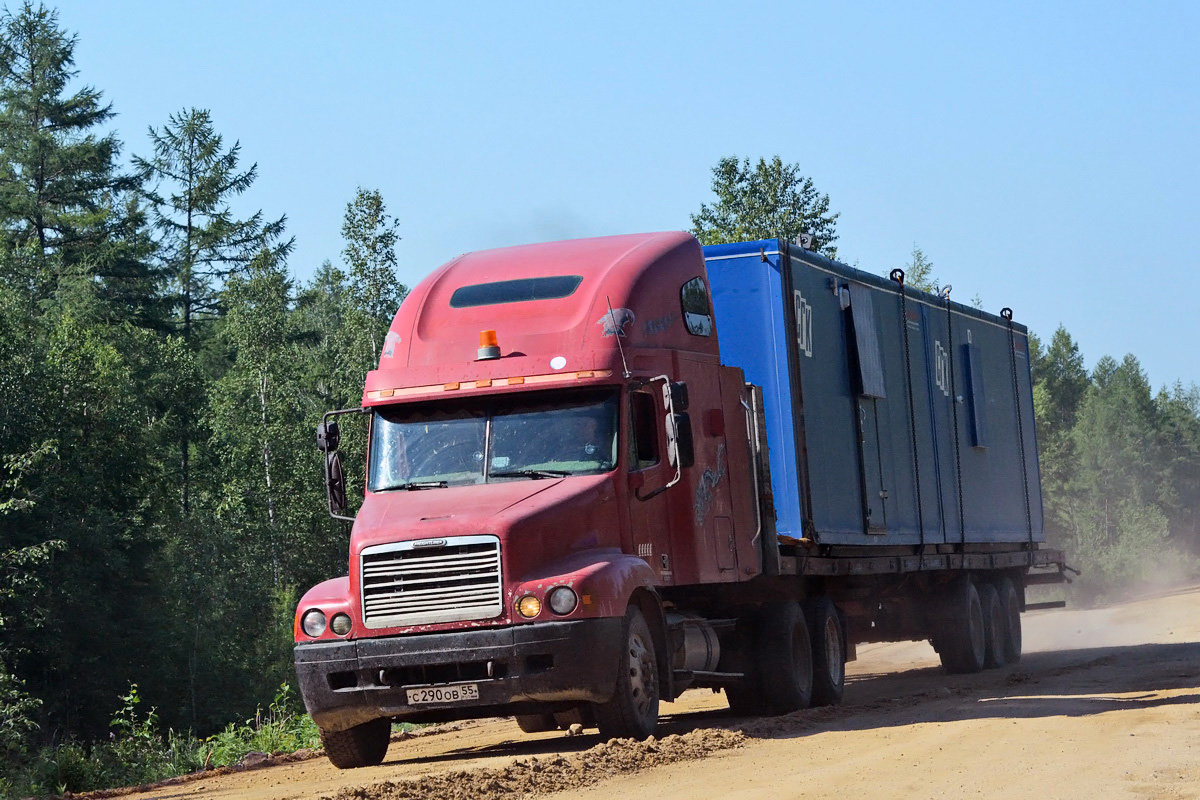 Омская область, № С 290 ОВ 55 — Freightliner Century Class