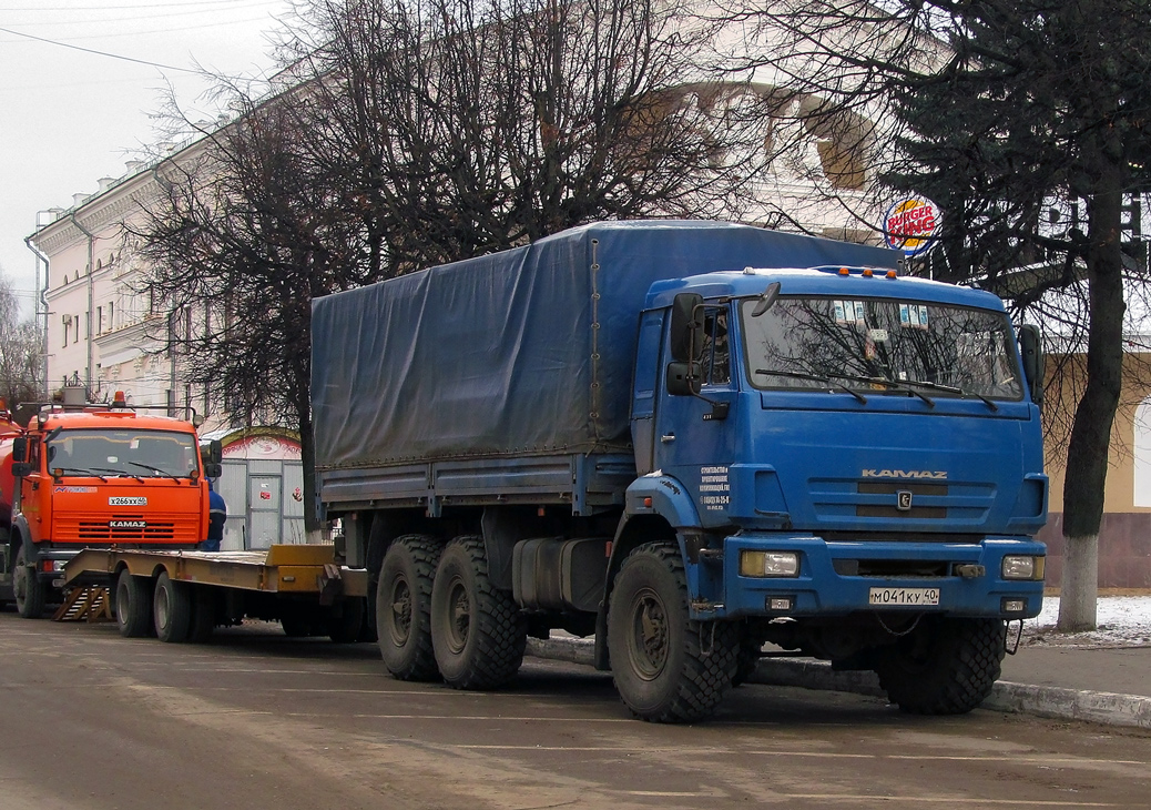 Калужская область, № М 041 КУ 40 — КамАЗ-43118-15 [43118R]