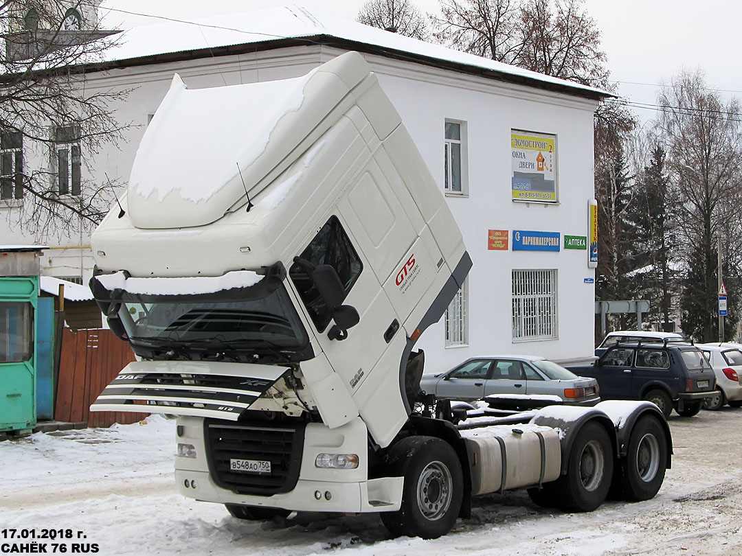 Московская область, № В 548 АО 750 — DAF XF105 FTT