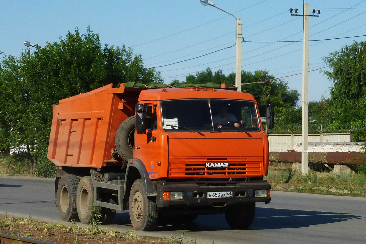 Ростовская область, № Е 653 ВК 61 — КамАЗ-65115 [651150]