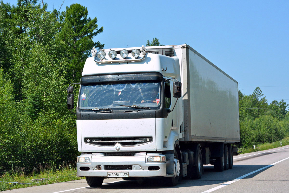 Хакасия, № О 408 ЕР 19 — Renault Premium ('1996)