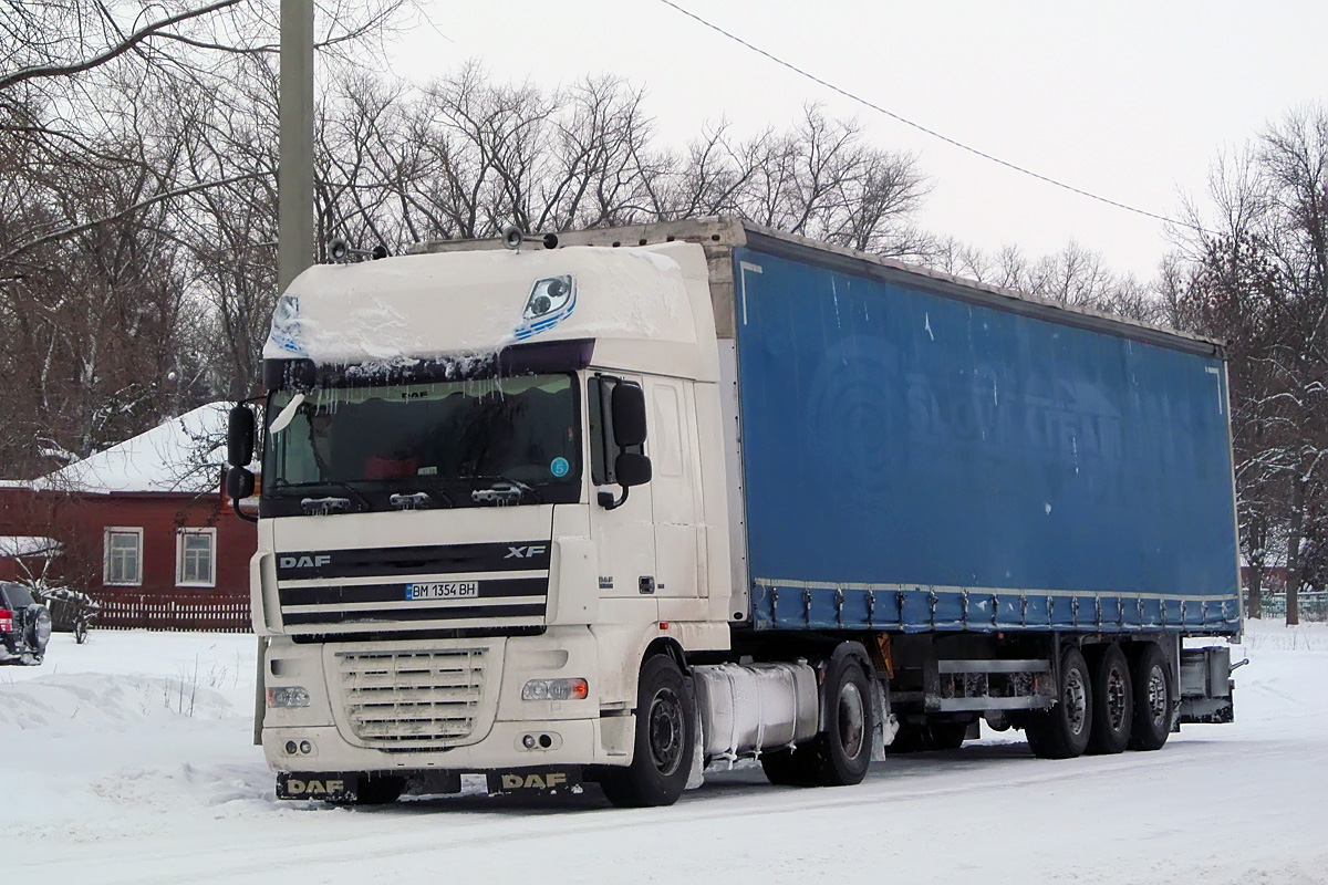 Сумская область, № ВМ 1374 ВН — DAF XF105 FT