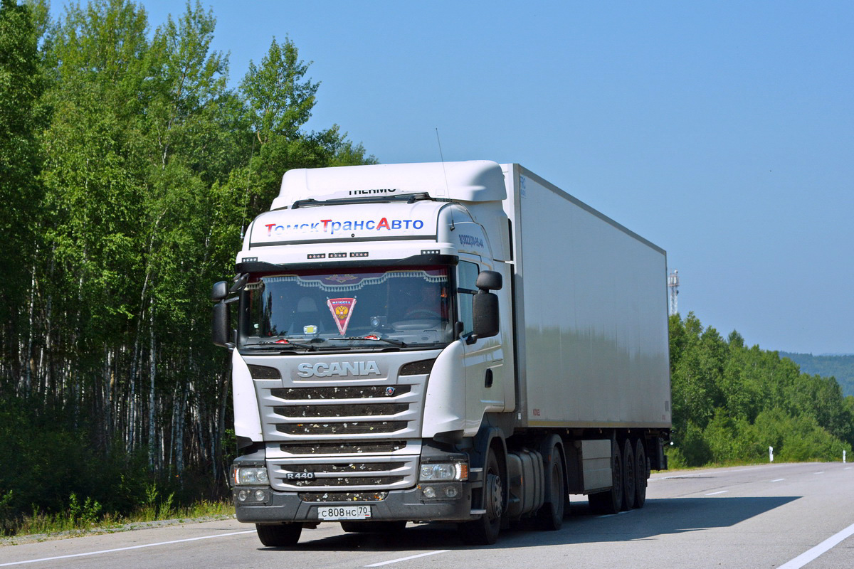 Томская область, № С 808 НС 70 — Scania ('2013) R440