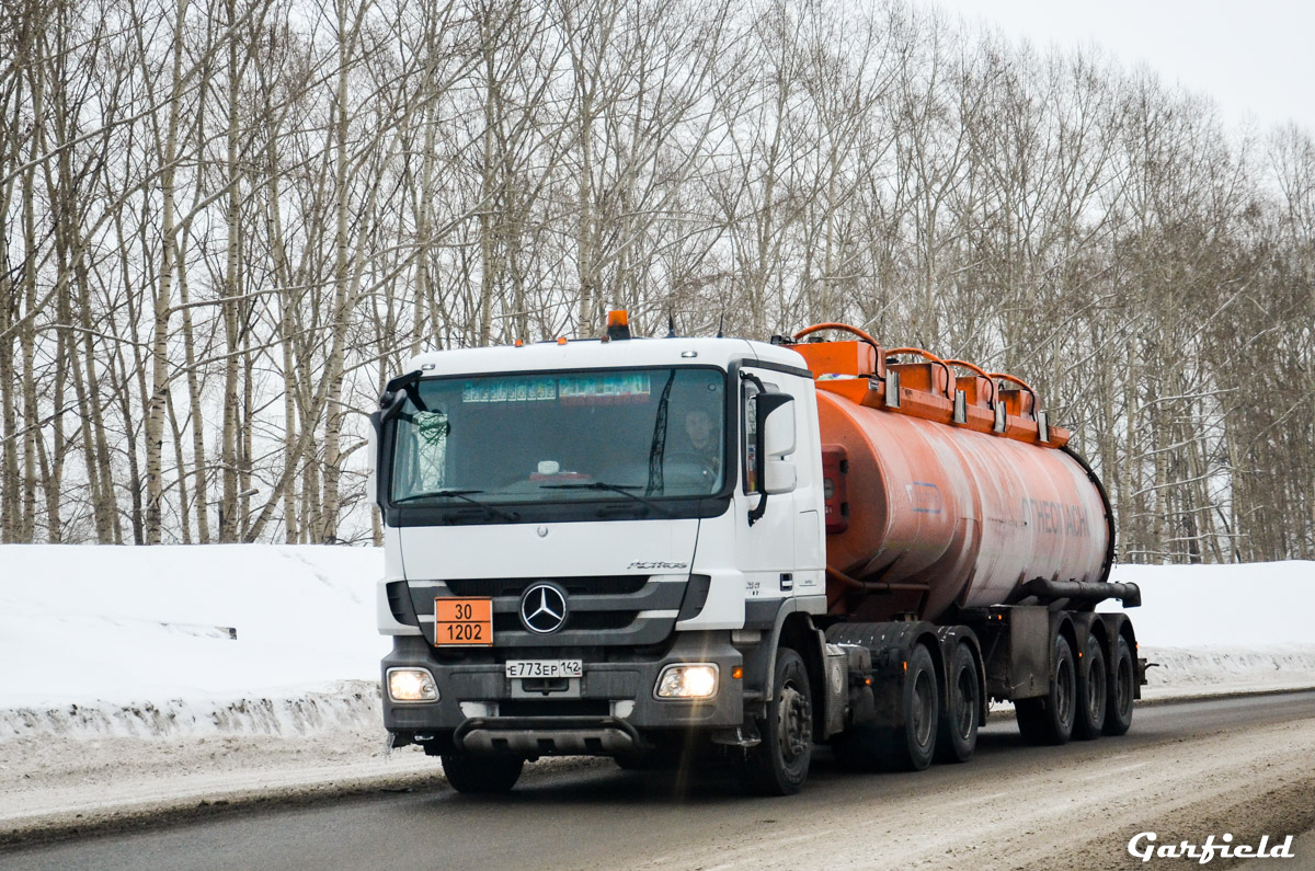 Кемеровская область, № Е 773 ЕР 142 — Mercedes-Benz Actros '09 2641 [Z9M]