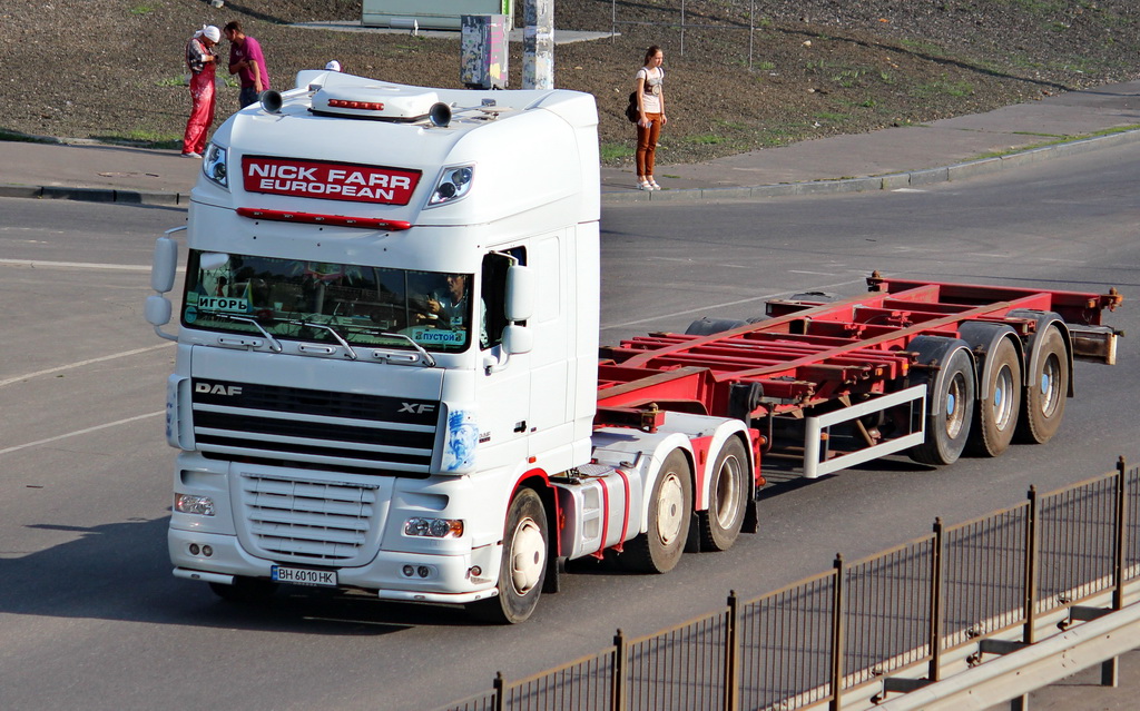 Одесская область, № ВН 6010 НК — DAF XF105 FTS