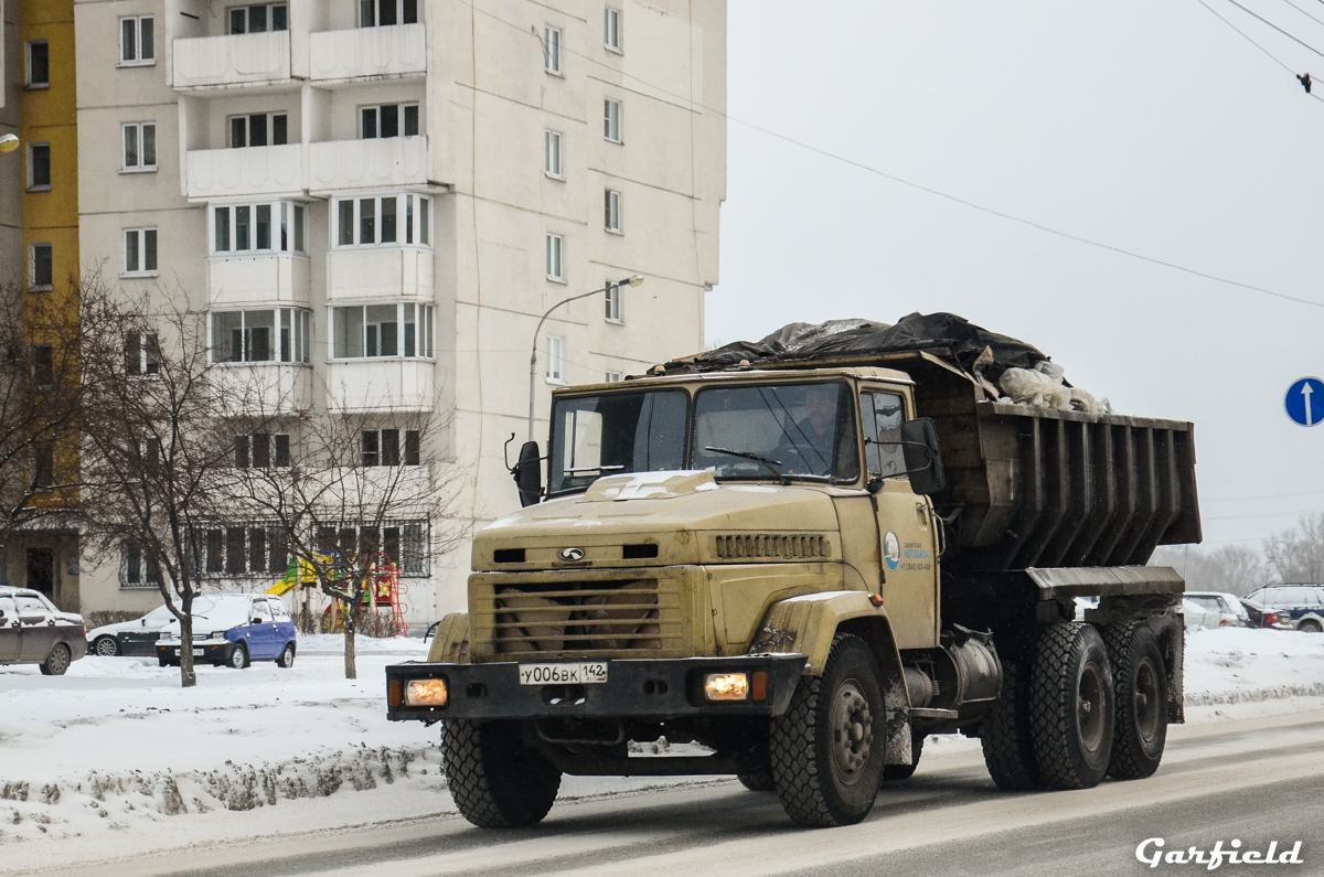 Кемеровская область, № У 006 ВК 142 — КрАЗ-6510