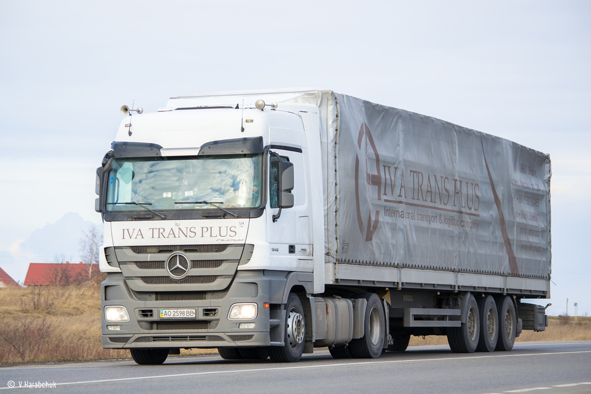 Закарпатская область, № АО 2598 ВВ — Mercedes-Benz Actros ('2009) 1846