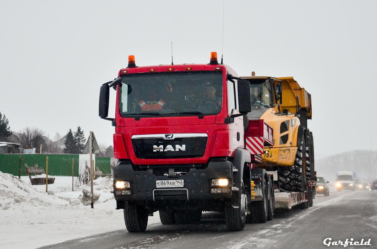 Кемеровская область, № Е 869 АВ 142 — MAN TGS ('2007) 33.430