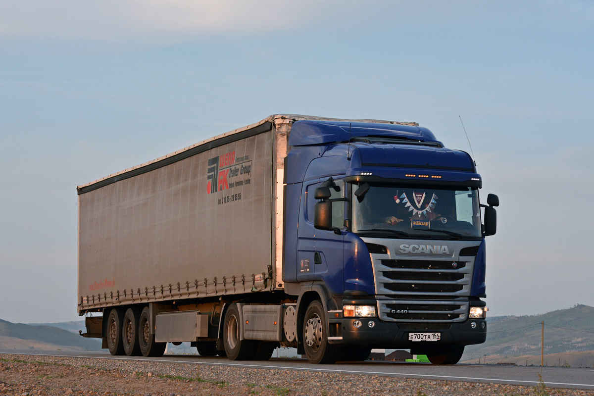 Новосибирская область, № Е 700 ТА 154 — Scania ('2013) G440