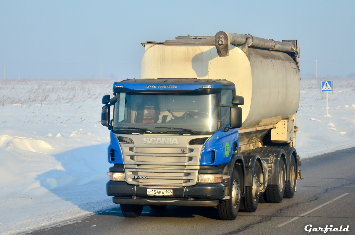 Кемеровская область, № Р 154 ЕА 142 — Scania ('2011) P400