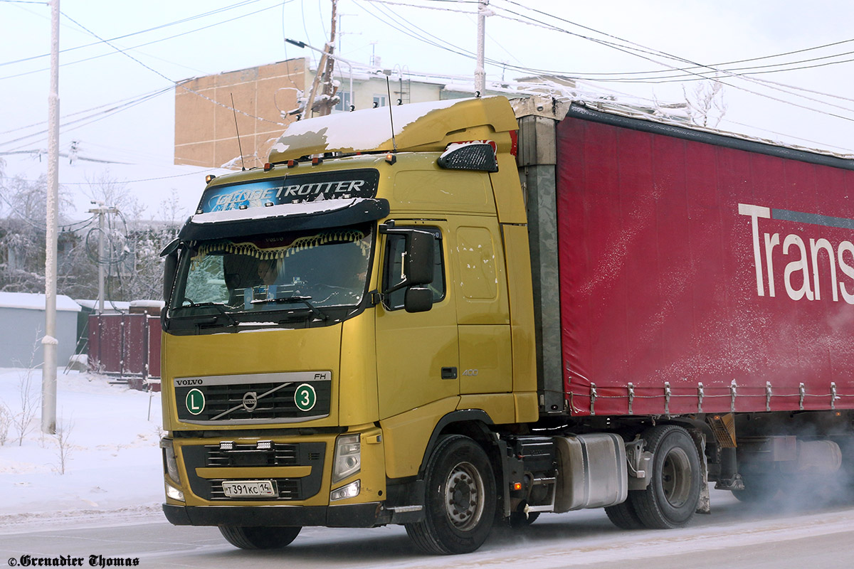 Саха (Якутия), № Т 391 КС 14 — Volvo ('2008) FH-Series