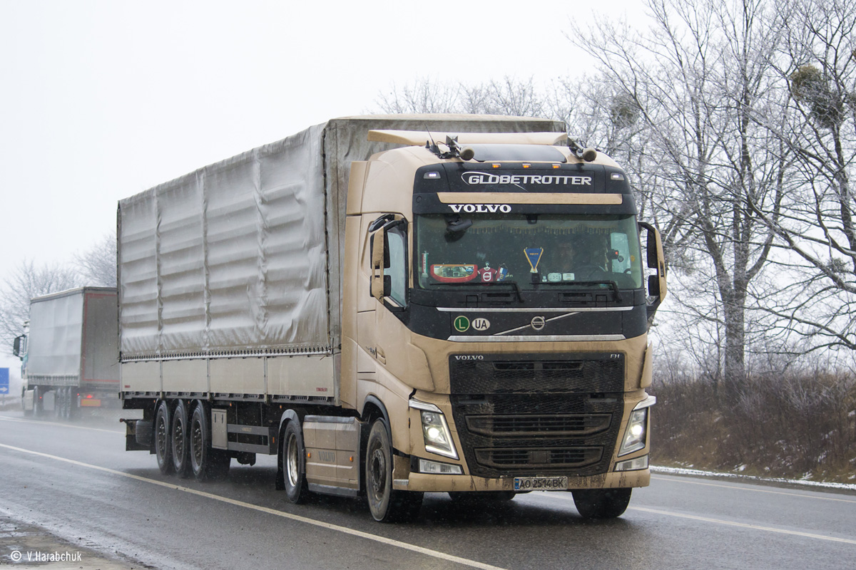 Закарпатская область, № АО 2514 ВК — Volvo ('2012) FH.460