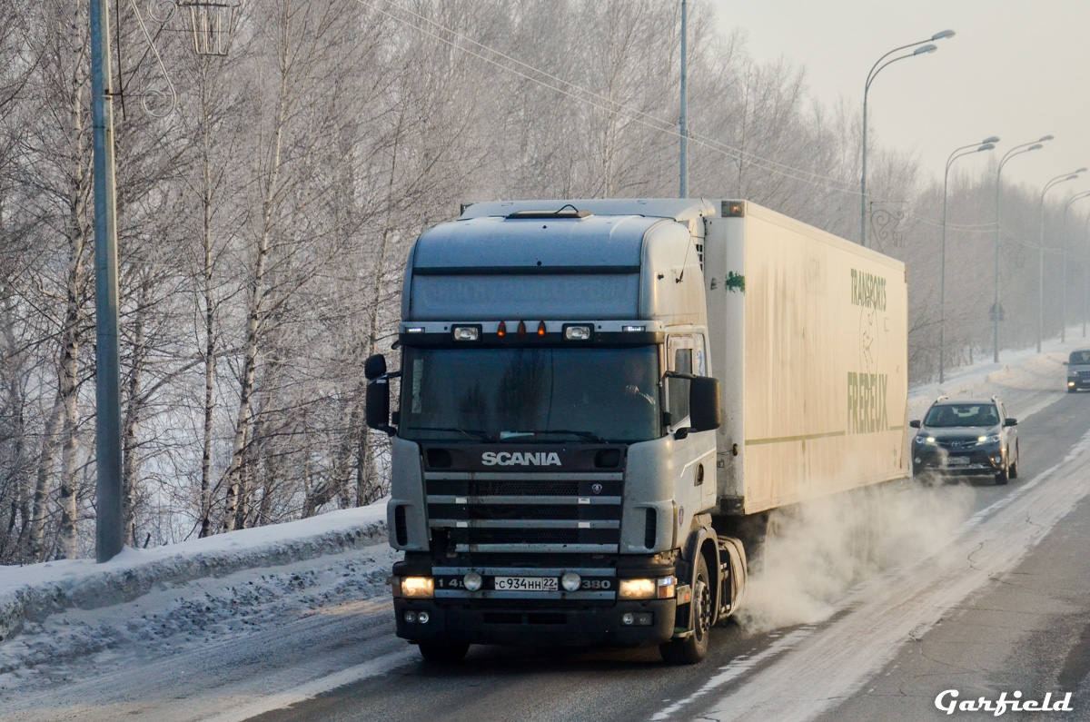 Кемеровская область, № С 934 НН 22 — Scania ('1996) R114L