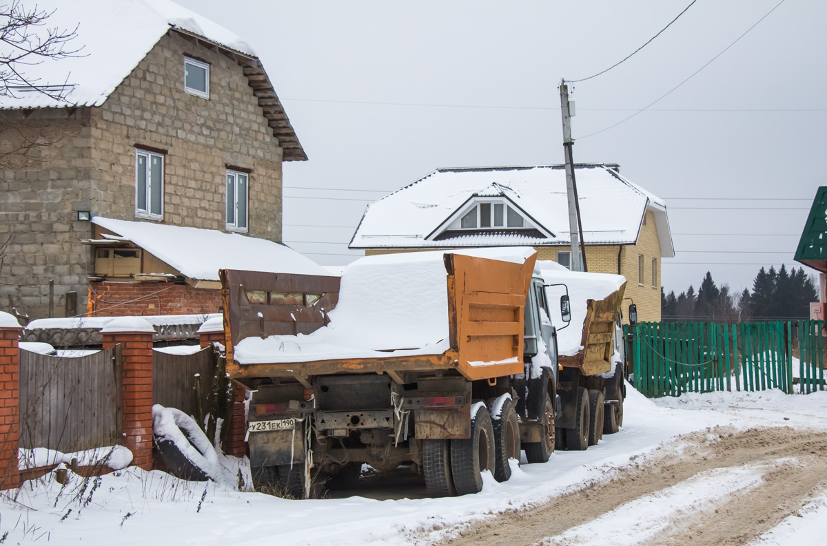 Московская область, № У 231 ЕК 190 — КамАЗ-55111-02 [55111C]