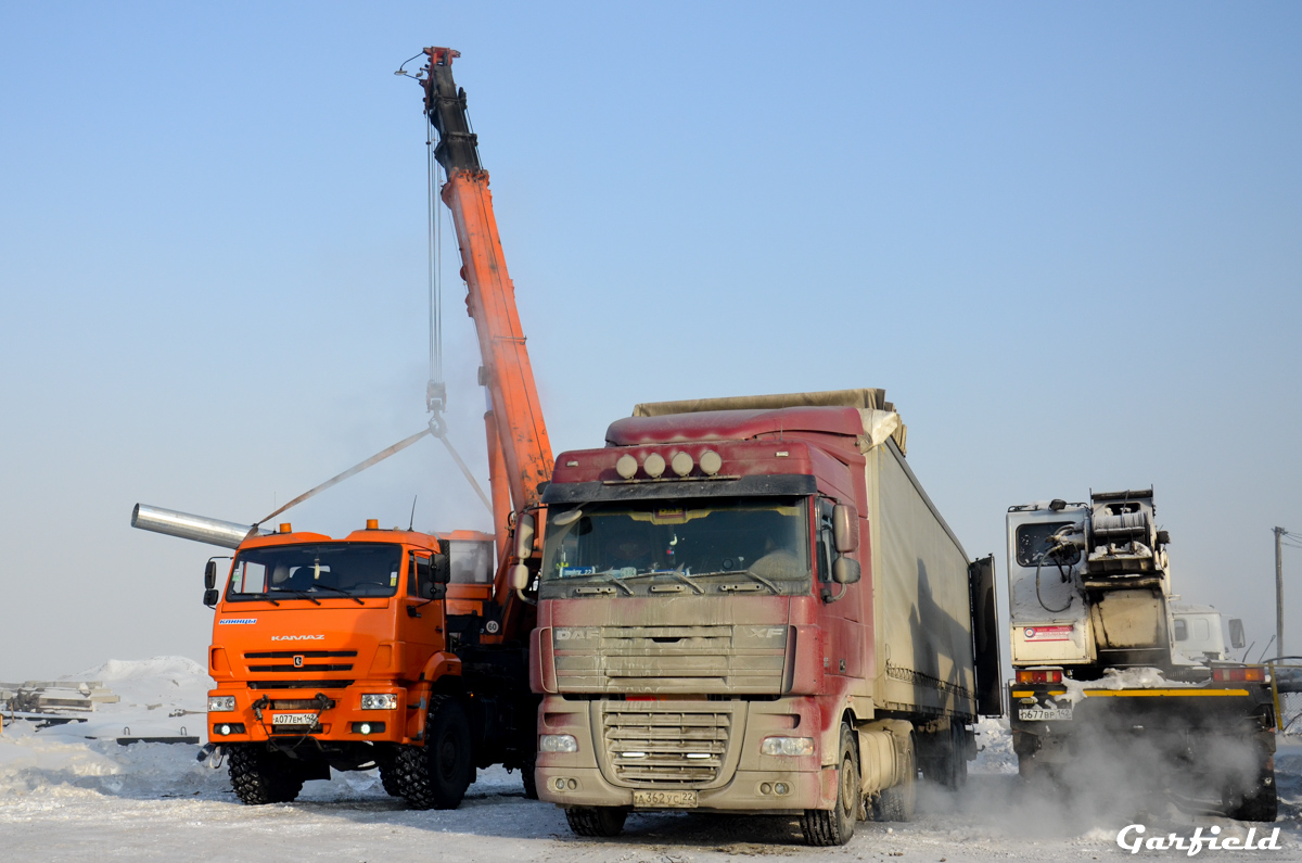 Алтайский край, № А 362 УС 22 — DAF XF105 FT