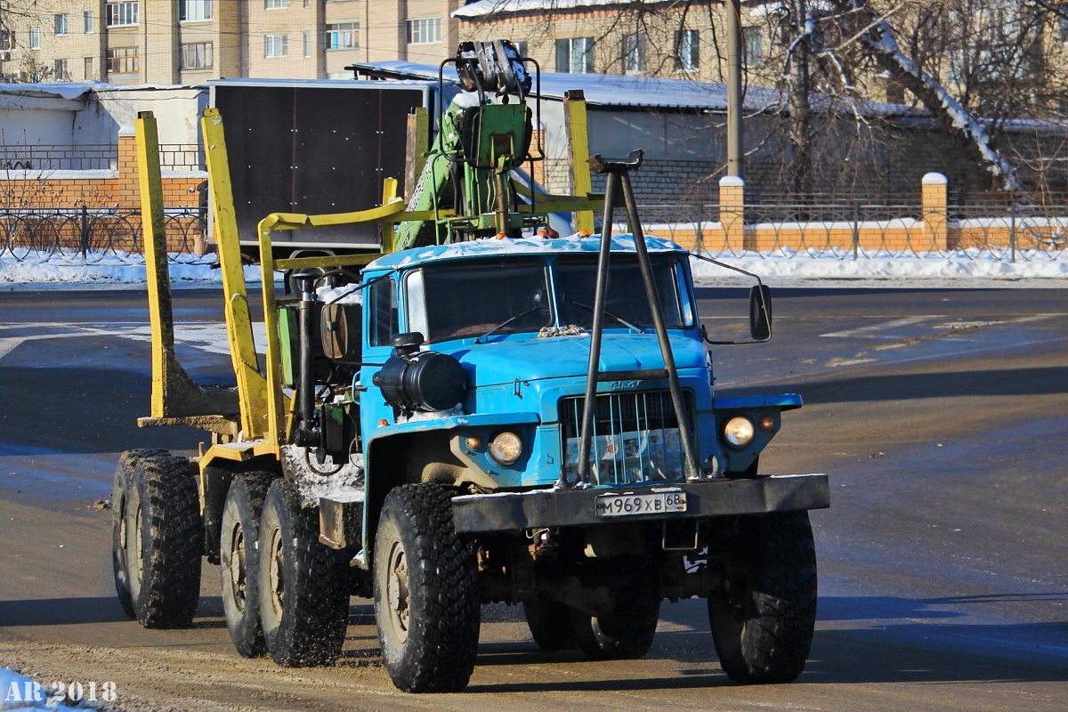 Тамбовская область, № М 969 ХВ 68 — Урал-375 (общая модель)