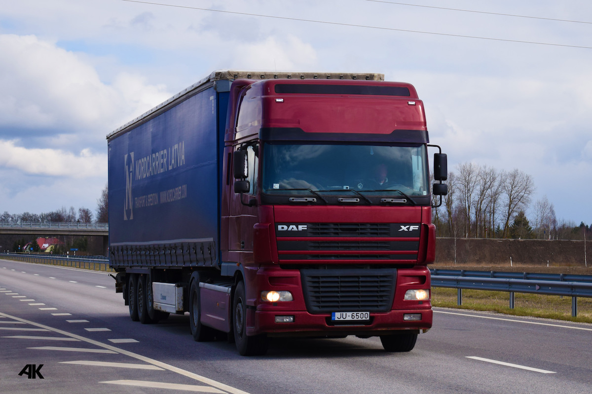 Латвия, № JU-6500 — DAF XF95 FT