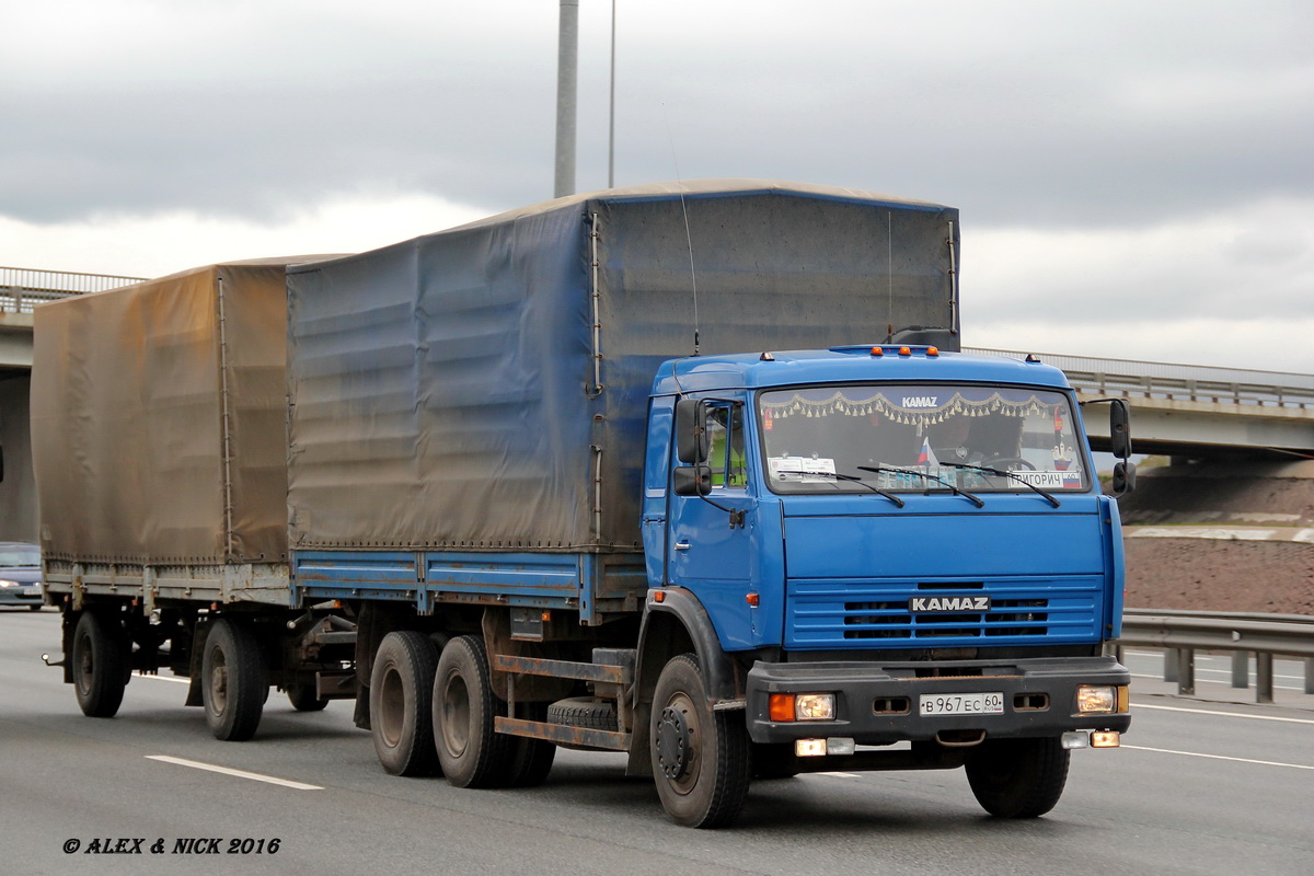 Псковская область, № В 967 ЕС 60 — КамАЗ-53215-15 [53215R]