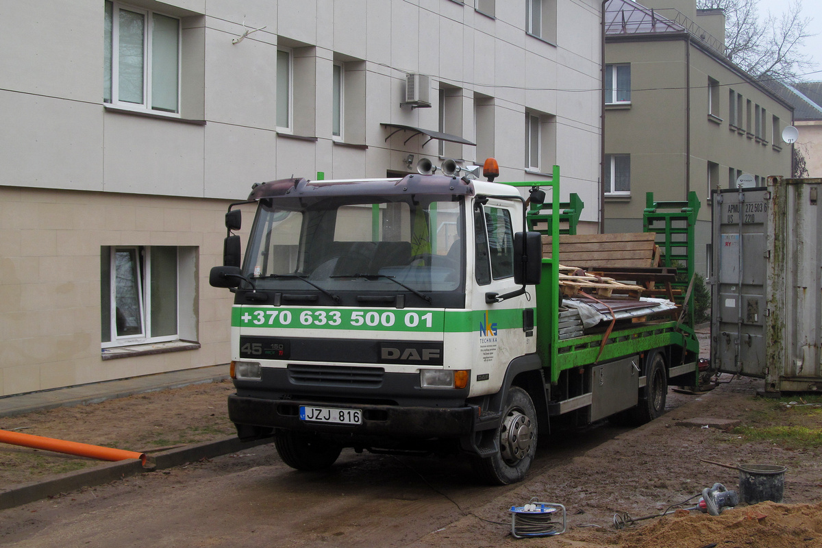 Литва, № JZJ 816 — DAF 45 FA