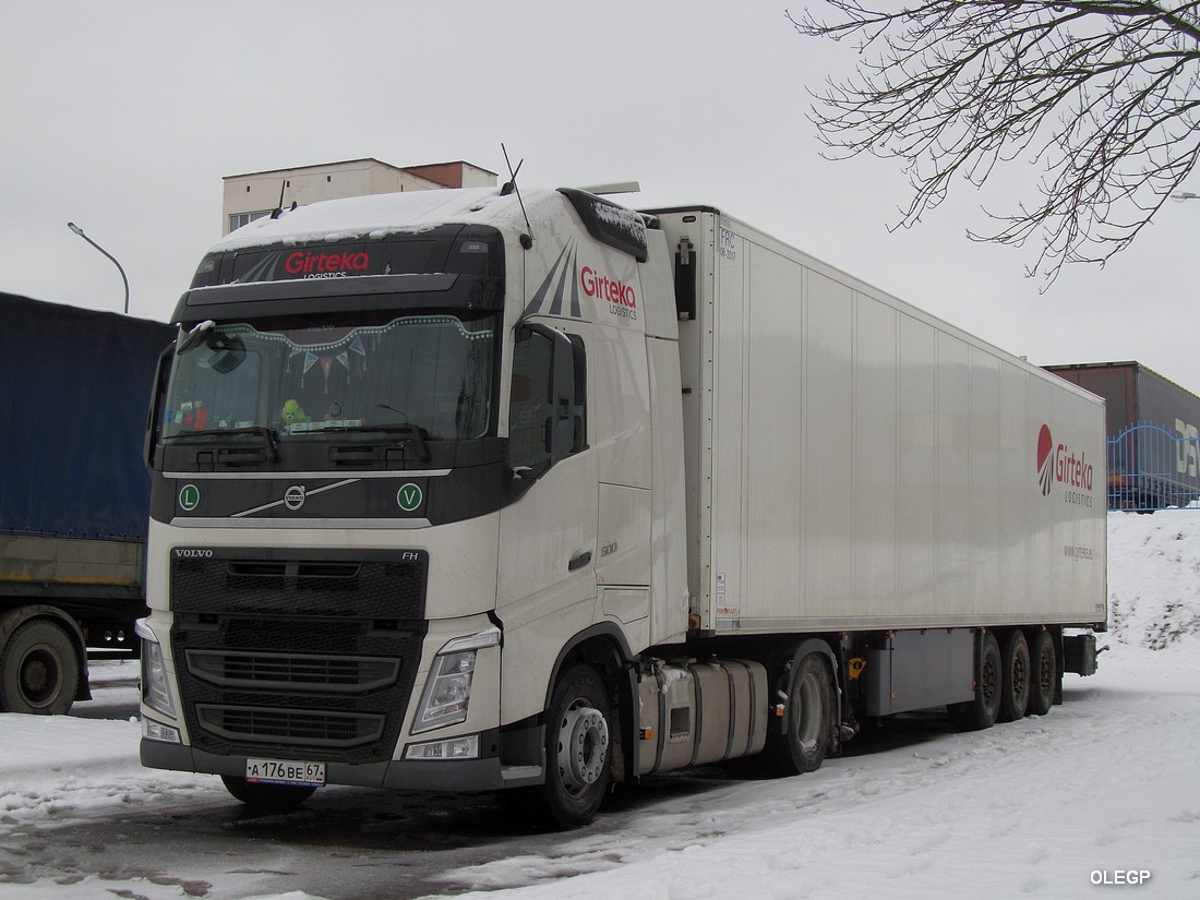 Смоленская область, № А 176 ВЕ 67 — Volvo ('2012) FH.500 [X9P]