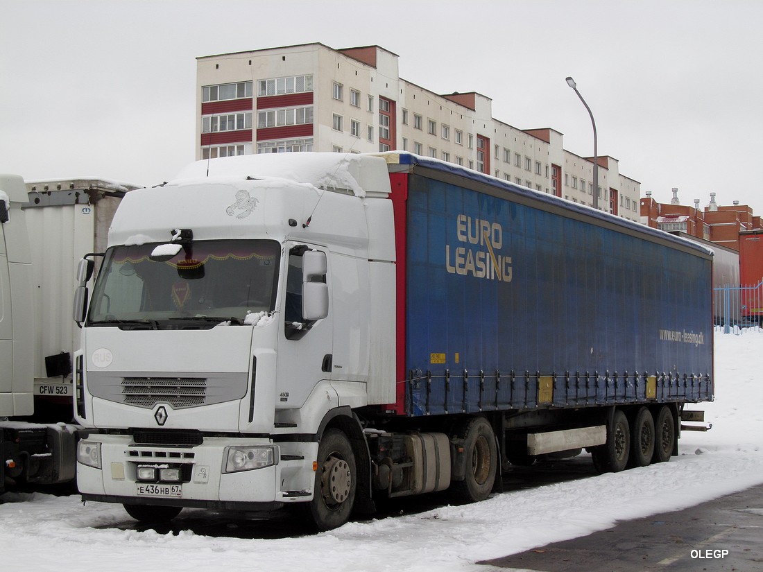 Смоленская область, № Е 436 НВ 67 — Renault Premium ('2006)