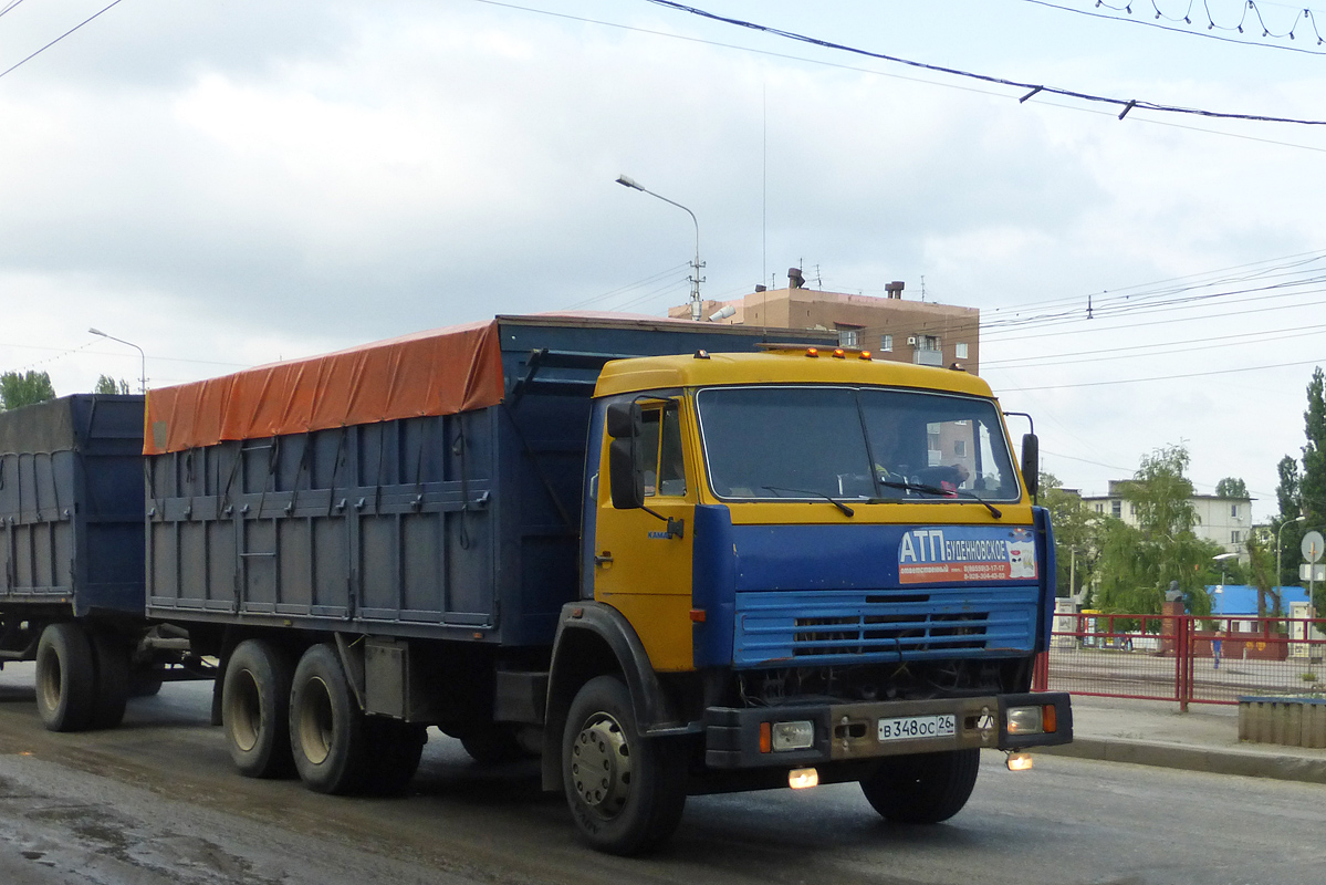 Ставропольский край, № В 348 ОС 26 — КамАЗ-53215 (общая модель)