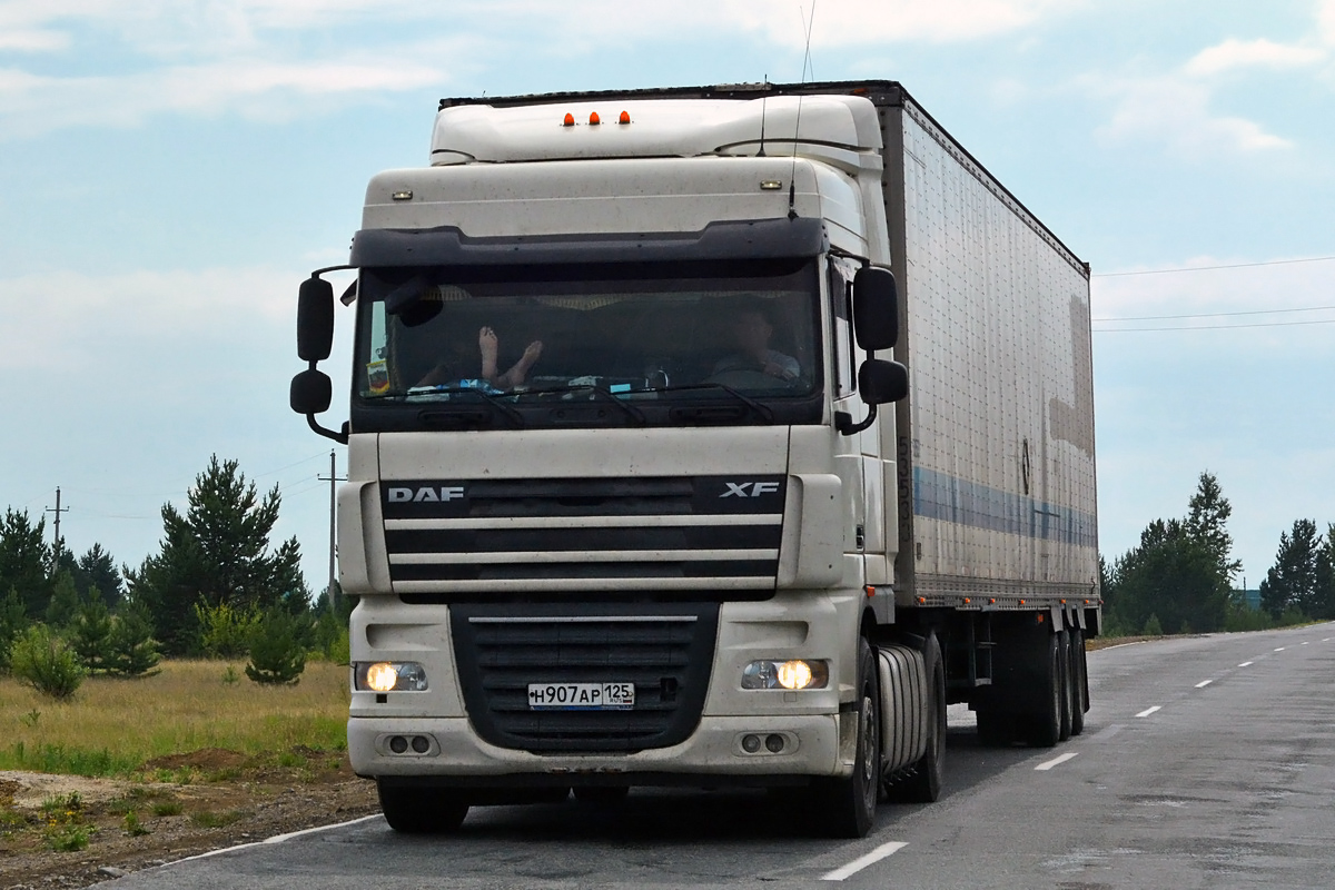 Приморский край, № Н 907 АР 125 — DAF XF105 FT