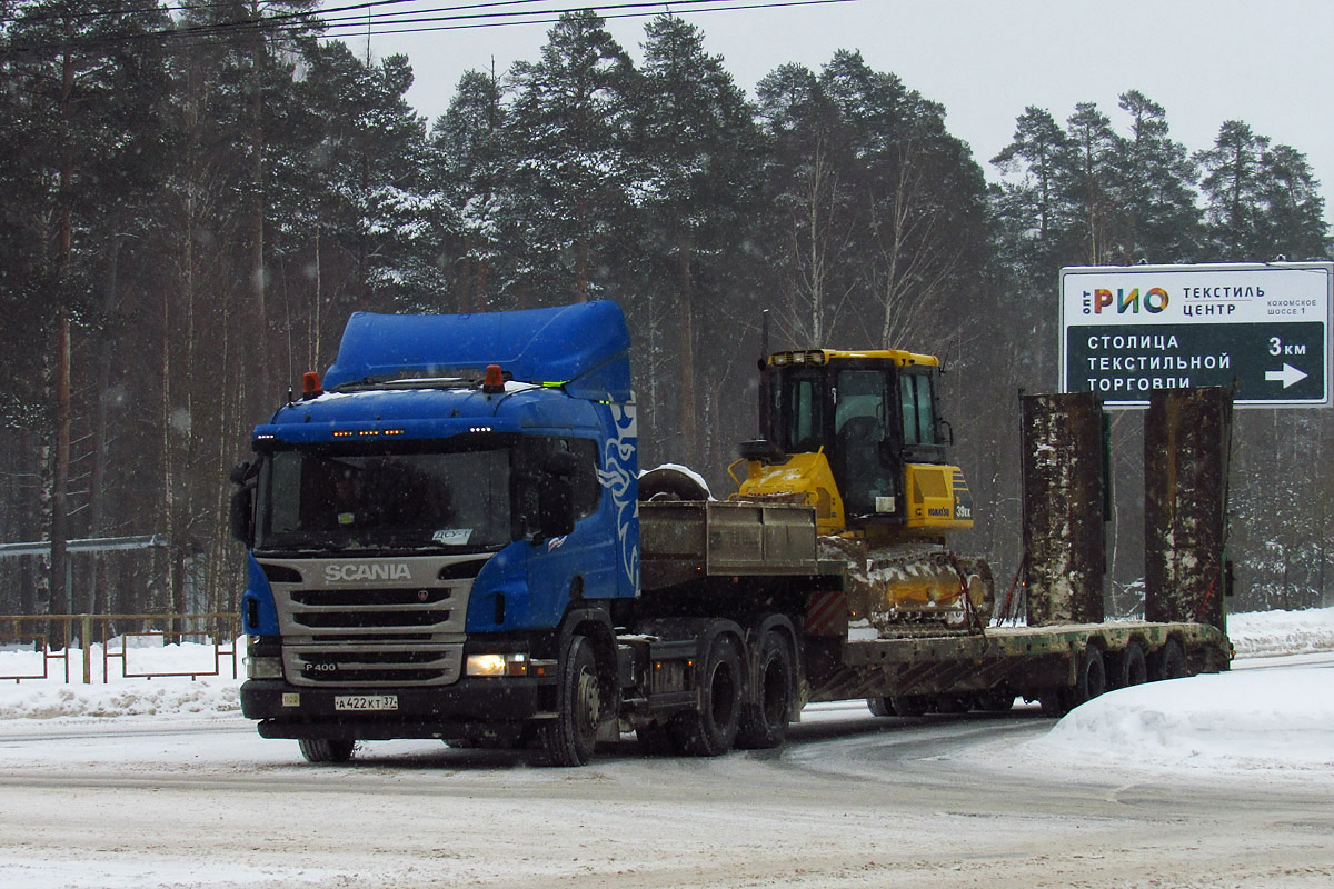 Ивановская область, № А 422 КТ 37 — Scania ('2011) P400