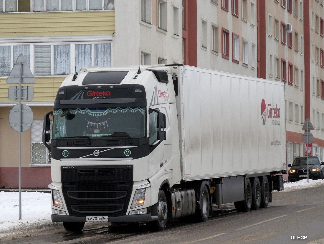 Смоленская область, № А 670 ВН 67 — Volvo ('2012) FH.460